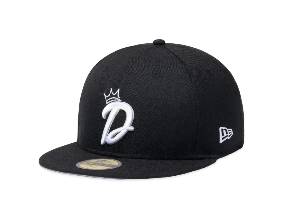 NEW ERA 59FIFTY Dogear Records D-logo Under Visor "Black"