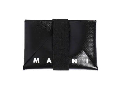 MARNI CC HOLDER "BLACK/ROYAL"