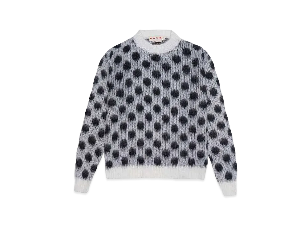 MARNI ROUNDNECK SWEATER "LILY WHITE"