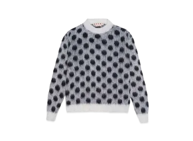 MARNI ROUNDNECK SWEATER "LILY WHITE"