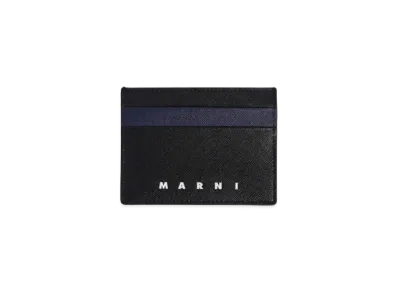 MARNI C/C HOLDER "BLACK/BLUBLACK"