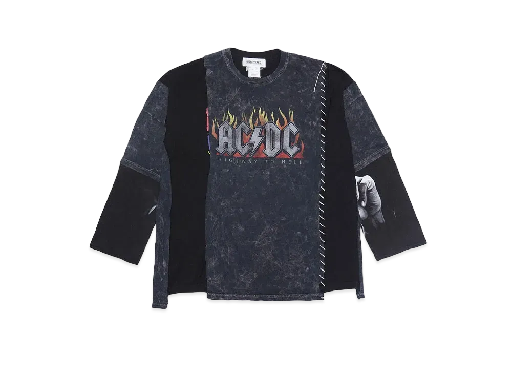 DISCOVERED HYPE DROP EXCLUSIVE I STHICH BAND L/S TEE "BLACK"