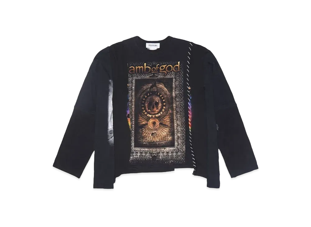 DISCOVERED HYPE DROP EXCLUSIVE I STHICH BAND L/S TEE "BLACK"