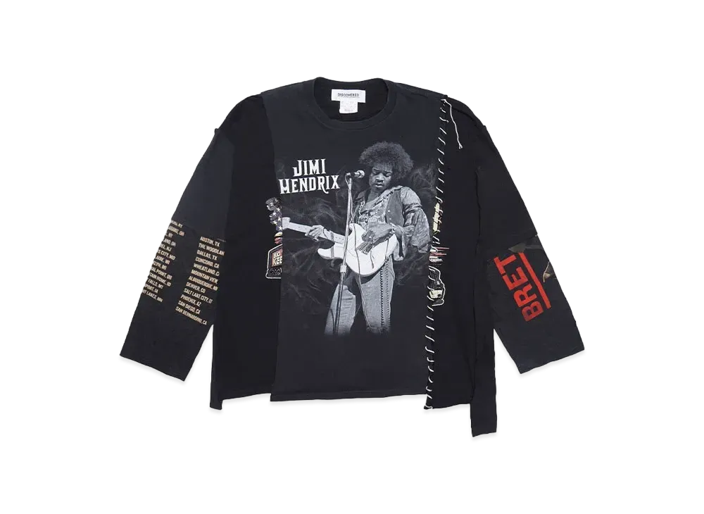 DISCOVERED HYPE DROP EXCLUSIVE I STHICH BAND L/S TEE "BLACK"