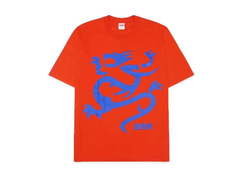 Supreme Mobb Deep Dragon Tee "Tomato"