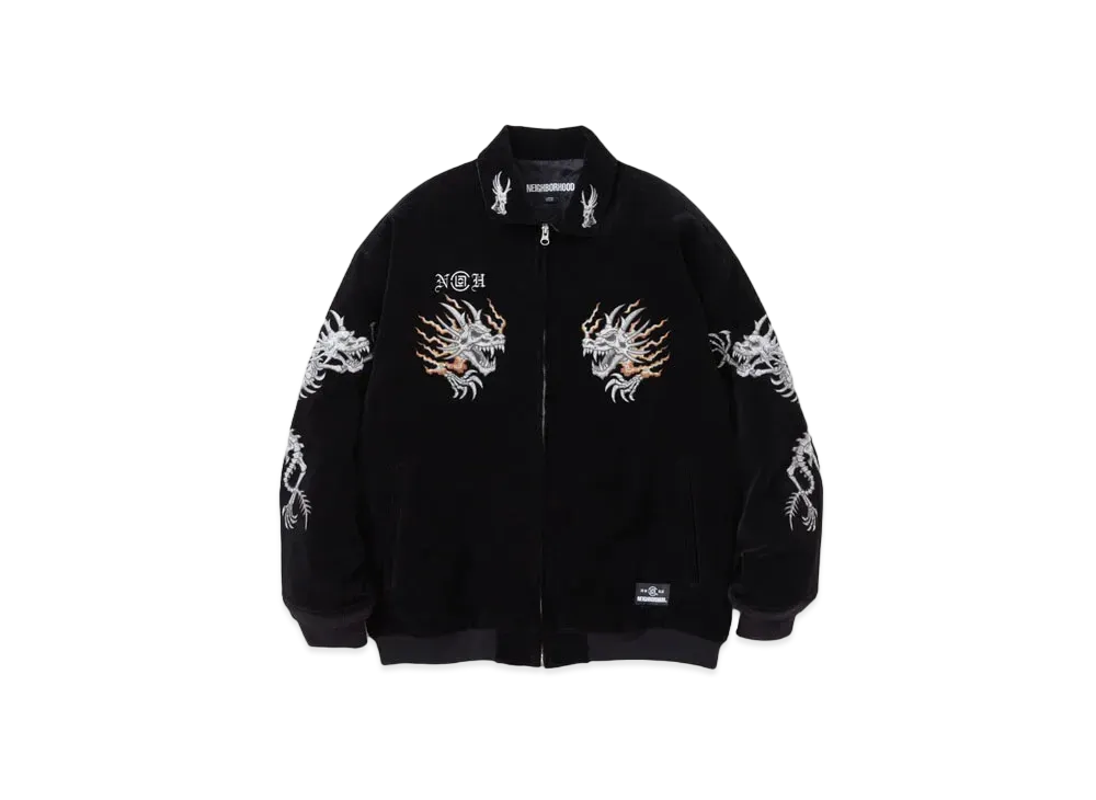 NEIGHBORHOOD x CLOT Souvenir Jacket "Black"