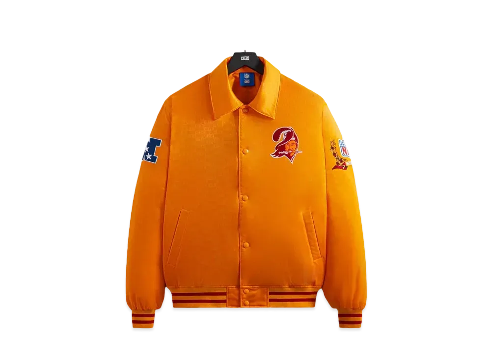 Kith x the NFL: Buccaneers Satin Bomber Jacket "Cone"