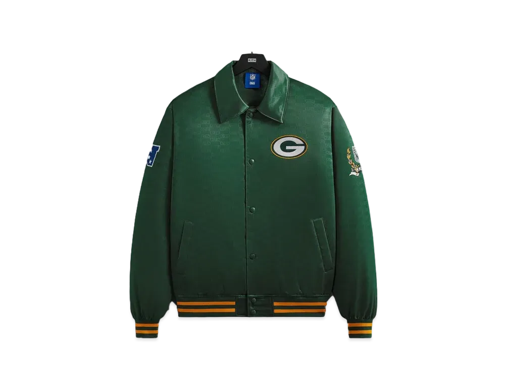 Kith x the NFL: Packers Satin Bomber Jacket "Board"