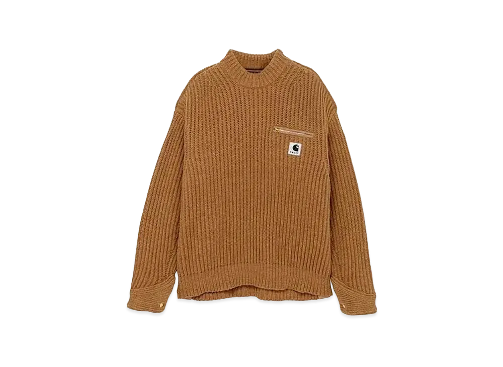Carhartt WIP x sacai Knit Pullover Detroit "Beige"