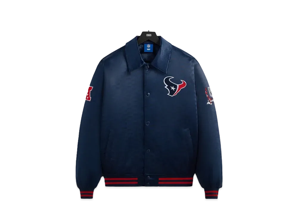 Kith x the NFL: Texans Satin Bomber Jacket "Meter"
