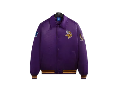 Kith x the NFL: Vikings Satin Bomber Jacket "Cover"