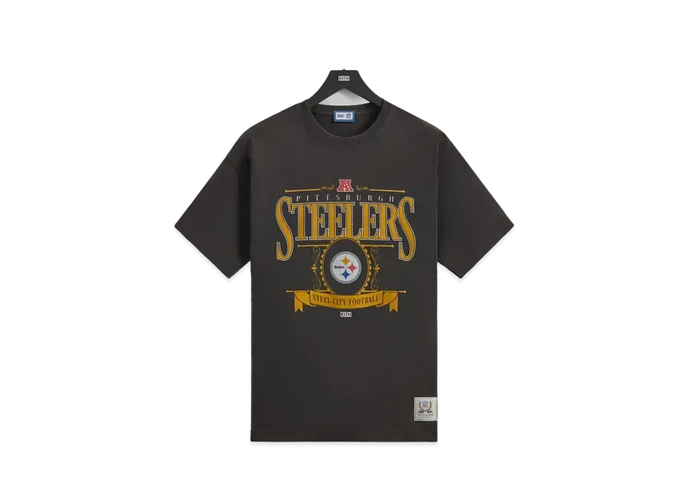 Kith x the NFL: Steelers Vintage Tee "Black"