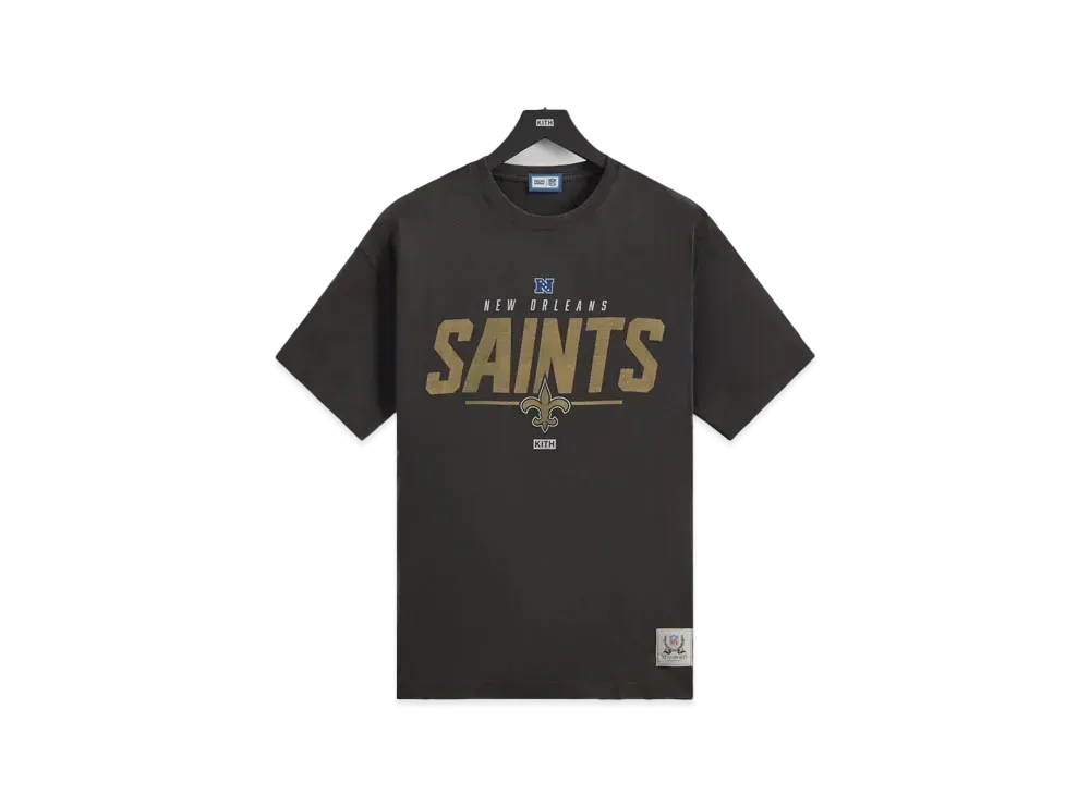 Kith for the NFL: Saints Vintage Tee "Black"