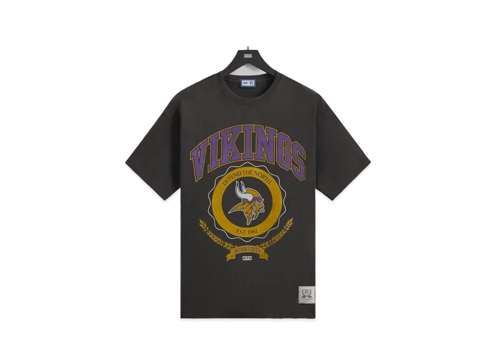 Kith x the NFL: Vikings Vintage Tee "Black"