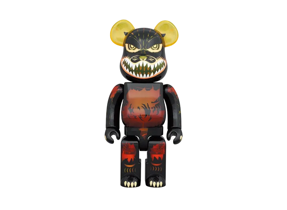 Bearbrick Godzilla VS Destroyer version Godzilla (Meltdown: Clear Yellow Ver.) 400%