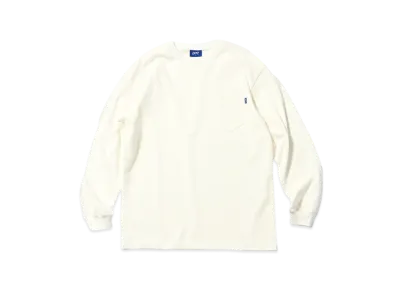 Lafayette SOLID POCKET L/S TEE "WHITE"