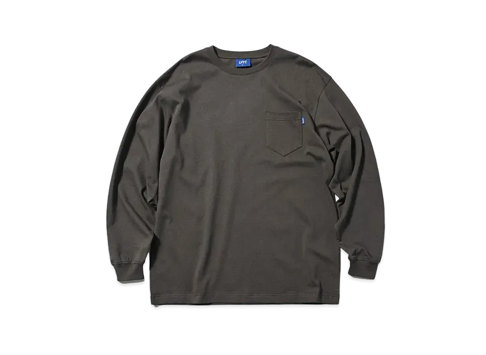 Lafayette SOLID POCKET L/S TEE "BLACK"