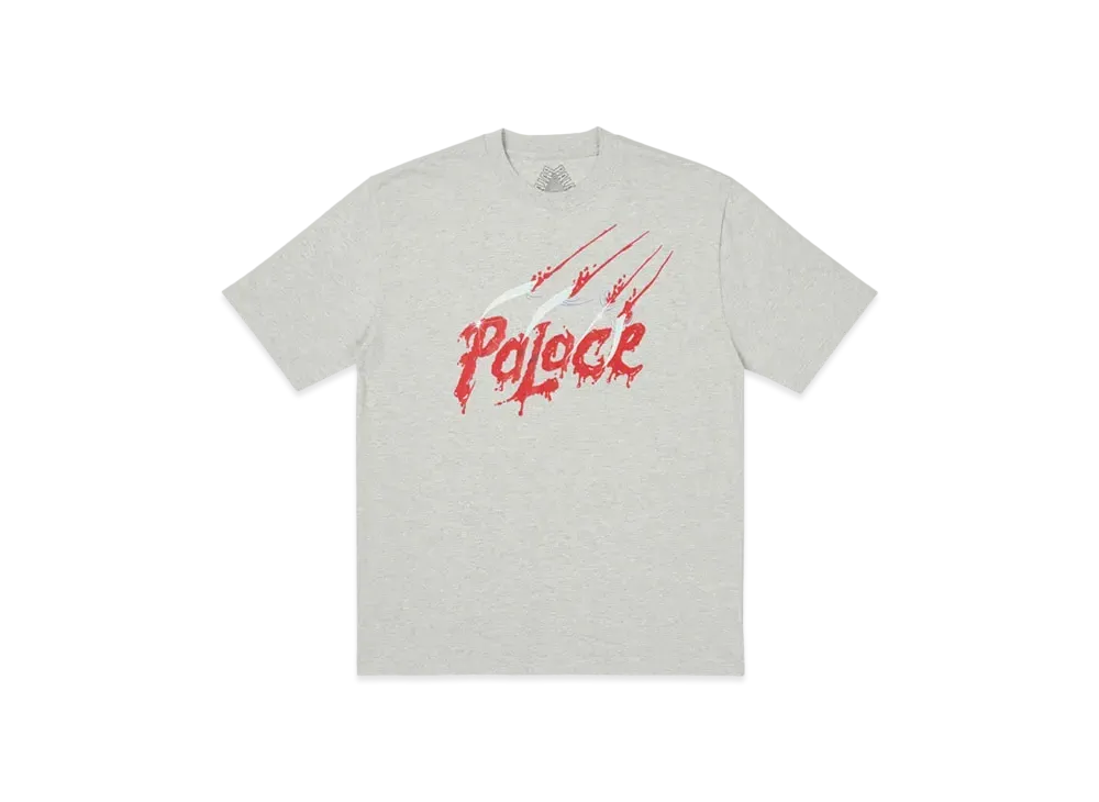 PALACE Scratchy T-Shirt "Gray Marl"