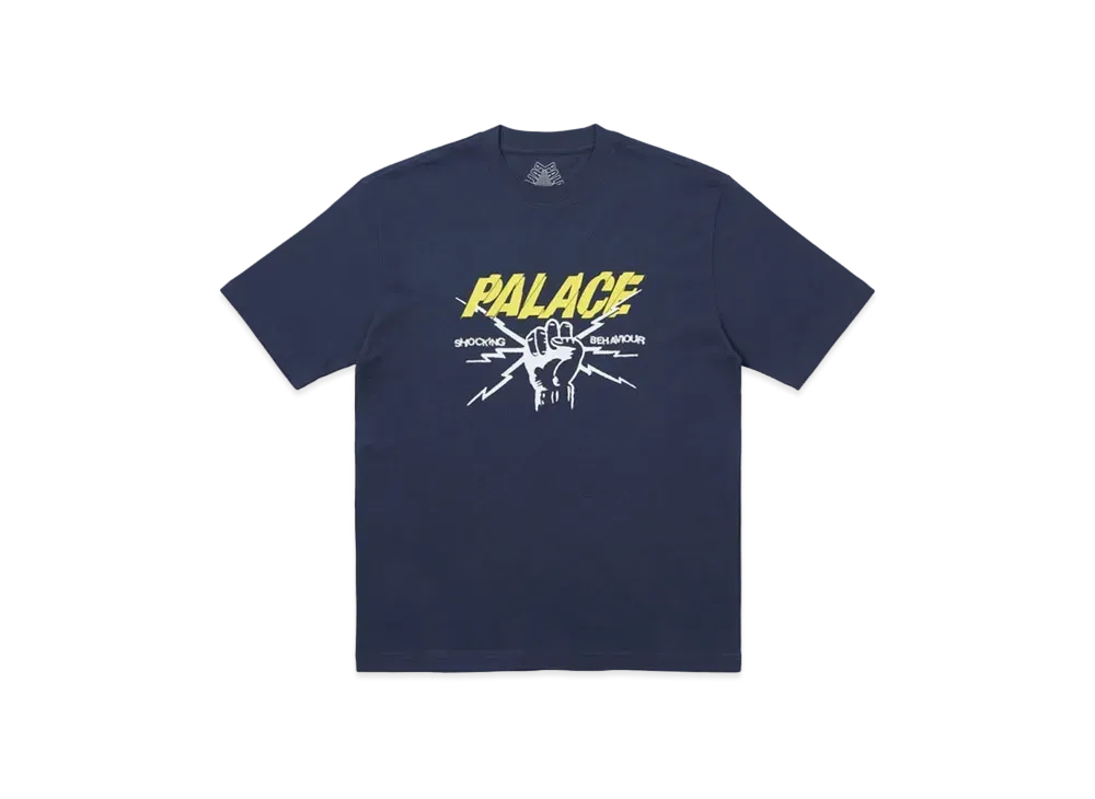 PALACE Shocking Behaviour T-Shirt "Navy"