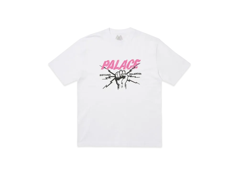 PALACE Shocking Behaviour T-Shirt "White"