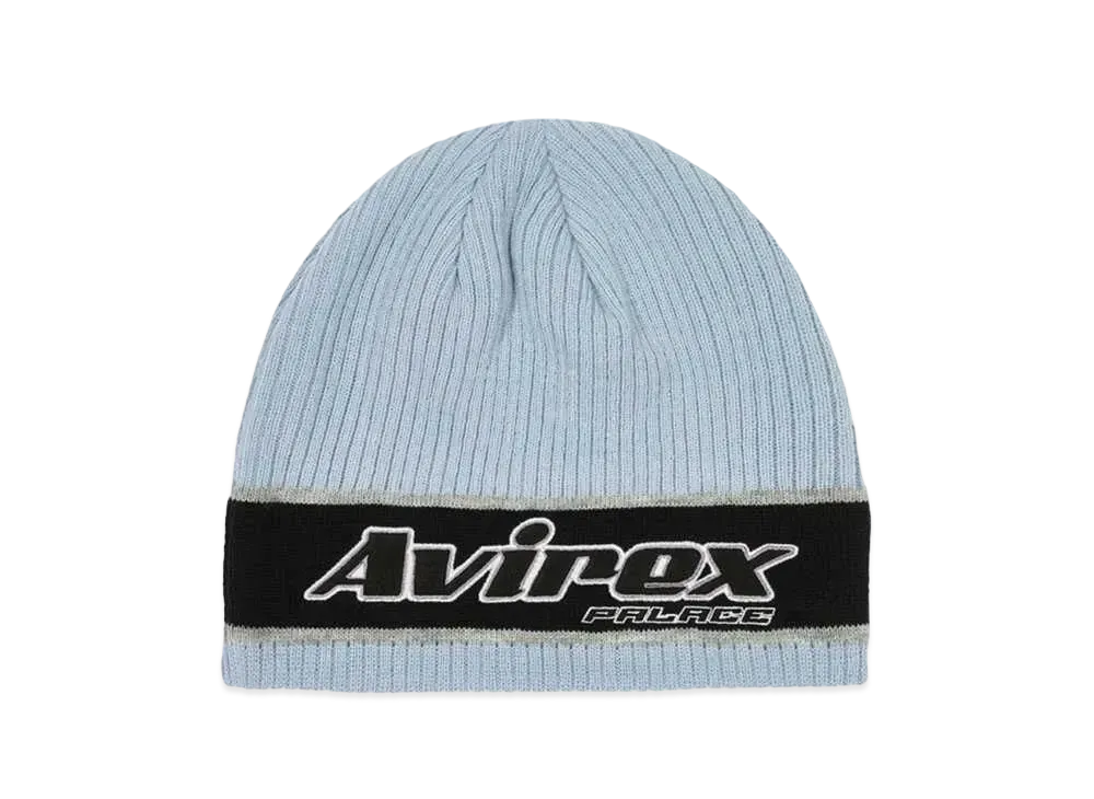 PALACE Avirex Nein Cuff Beanie "Chill Blue"