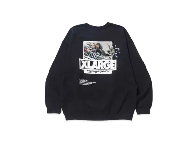 XLARGE x Dragon76 Crewneck Sweat "Black"