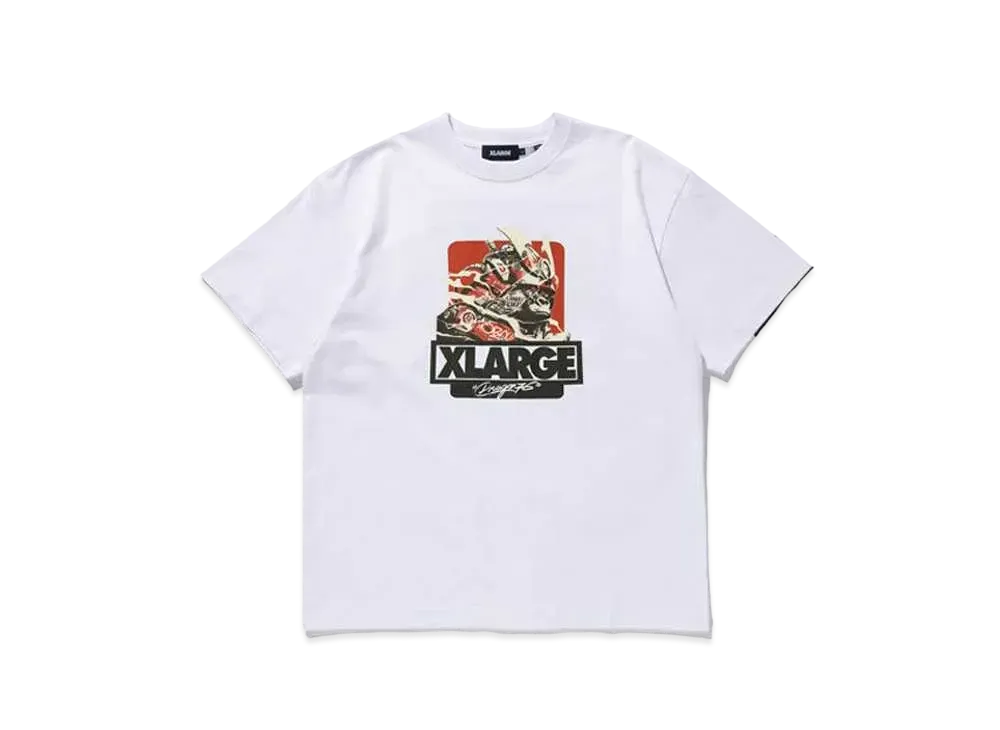XLARGE x Dragon76 King Fort S/S Tee "White"