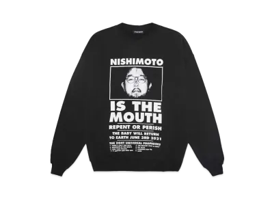 NISHIMOTO IS THE MOUTH CLASSIC SWEAT SHIRTS "BLACK"
