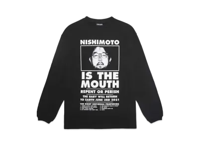 NISHIMOTO IS THE MOUTH CLASSIC L/S TEE "BLACK"