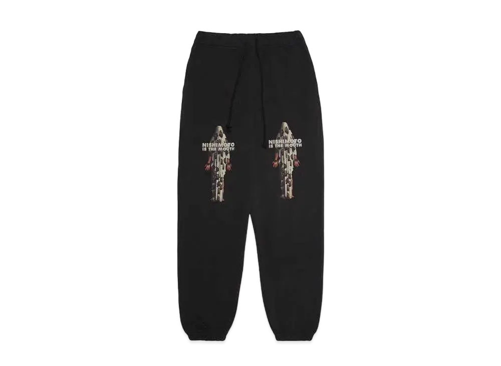 NISHIMOTO IS THE MOUTH BELIEVER FC SWEAT PANTS "BLACK"