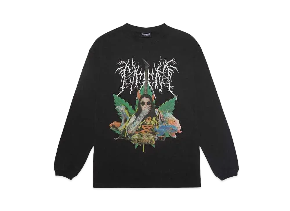 NISHIMOTO IS THE MOUTH METAL COLLAGE L/S TEE "BLACK"