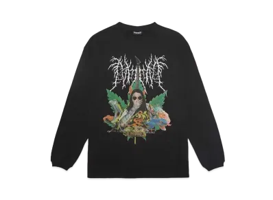 NISHIMOTO IS THE MOUTH METAL COLLAGE L/S TEE "BLACK"