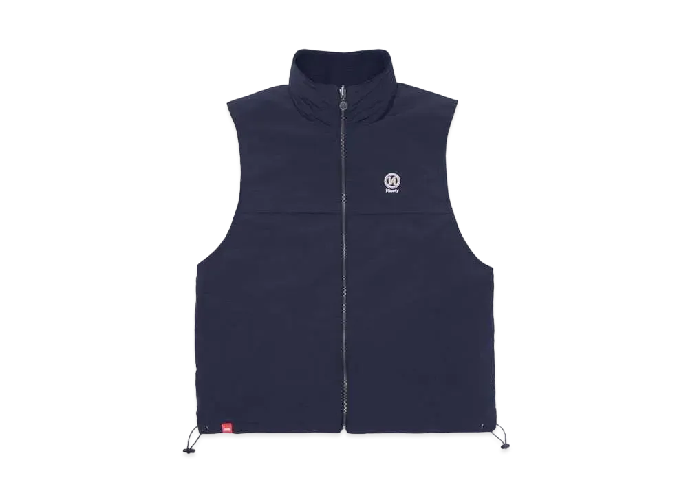9090 Nylon & Fleece Reversible Vest "Navy"