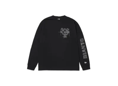 NEW ERA x TAKAHIROMIYASHITATheSoloist. Long Sleeve Cotton T-Shirt Yomiuri Giants "Black/White"