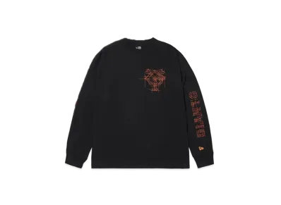 NEW ERA x TAKAHIROMIYASHITATheSoloist. Long Sleeve Cotton T-Shirt Yomiuri Giants "Black/Orange"