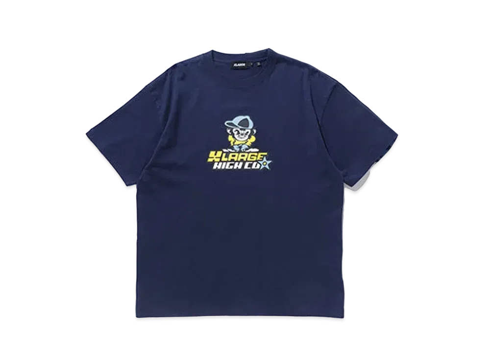 XLARGE x HIGH COMPANY Lil Monkey S/S Tee "Navy"