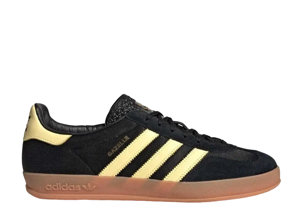 adidas Gazelle Indoor "Core Black/Almost Yellow/Gum"