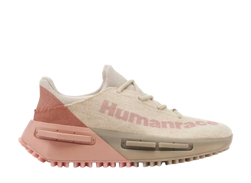 ファレル・ウィリアムス × アディダス オリジナルス NMD S1 MAHBS "アルミナ/ライトブラウン/ワンダーモーブ"