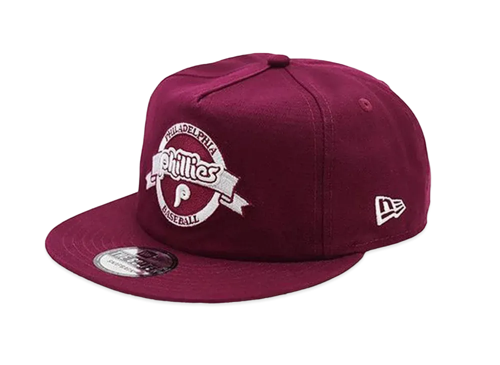 NEW ERA x THE CAP The Golfer Banner Script Pack Philadelphia Phillies "Red"
