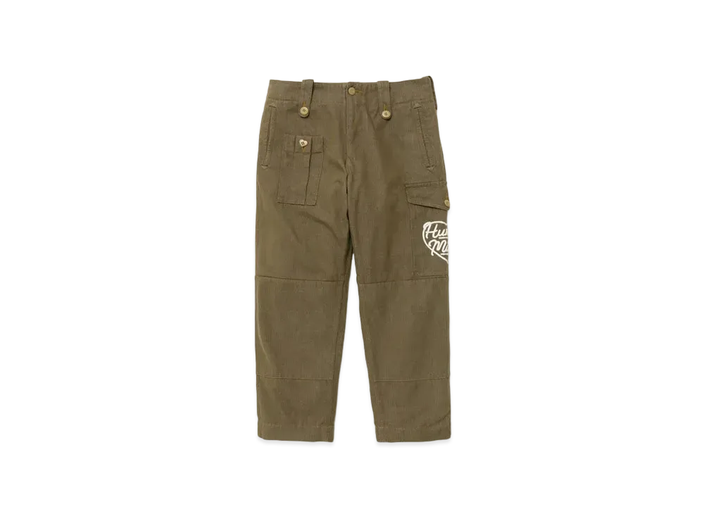 HUMAN MADE Military Denim Cargo Pants "Olive Drab"
