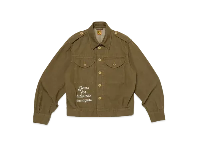 HUMAN MADE Military Denim Jacket "Olive Drab"
