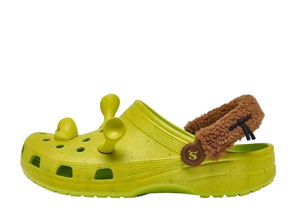 シュレック × クロックス クラシック クロッグ "グリーン/ブラウン"