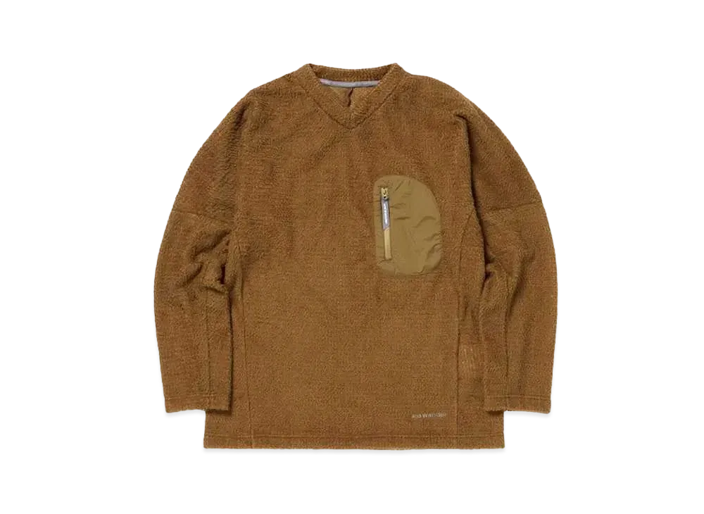 and wander alpha direct pullover "BEIGE"