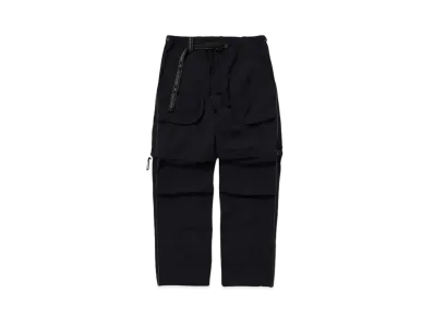 and wander Ny taffeta hiker 2way pants "BLACK"