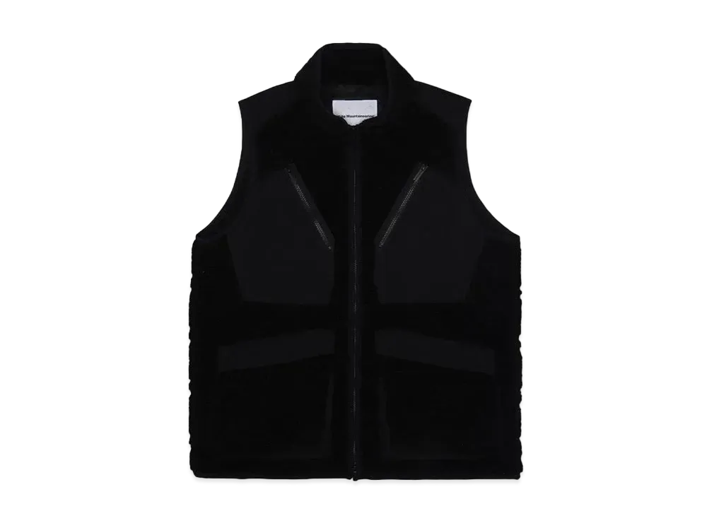 White Mountaineering BOA FLEECE VEST "BLACK"