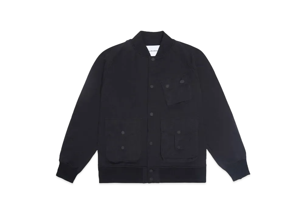White Mountaineering VARSITY JACKET "BLACK"