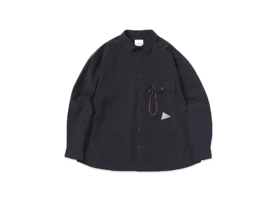 and wander light w cloth shirt "NAVY"