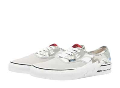 AAPE BY A BATHING APE® × Vans Authentic Bolt "White"