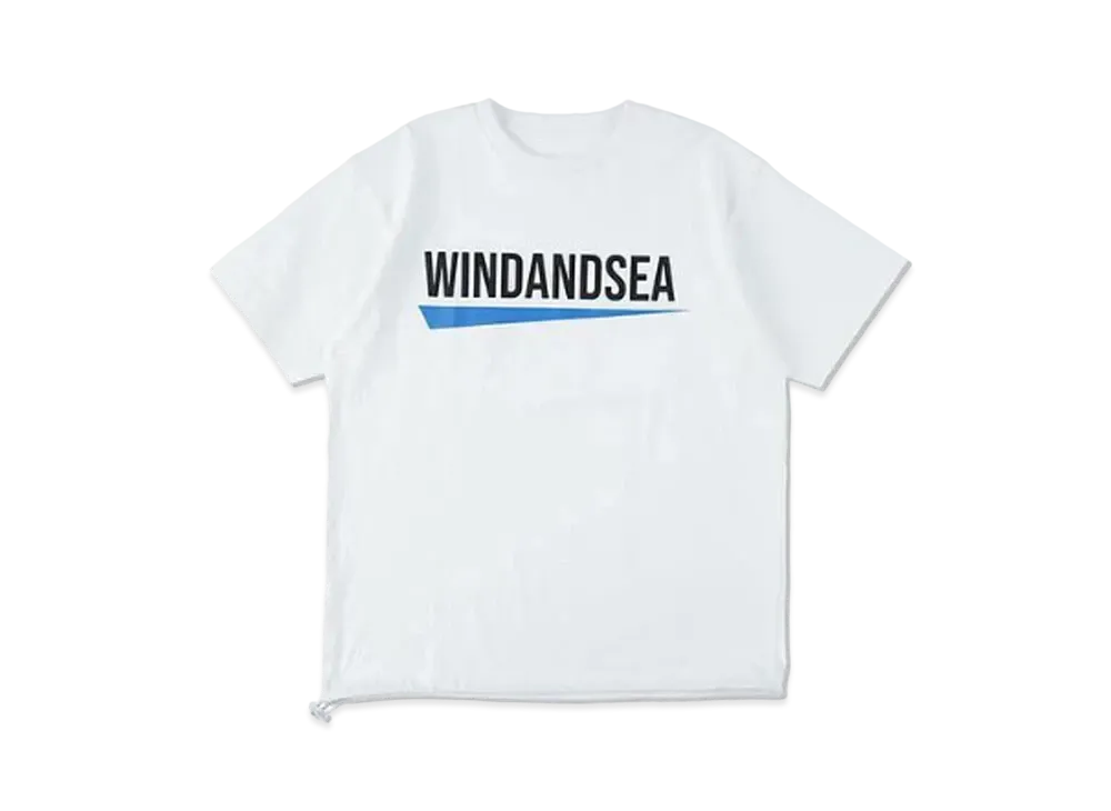 WIND AND SEA Fishnet Recycle Nylon Tee "White"