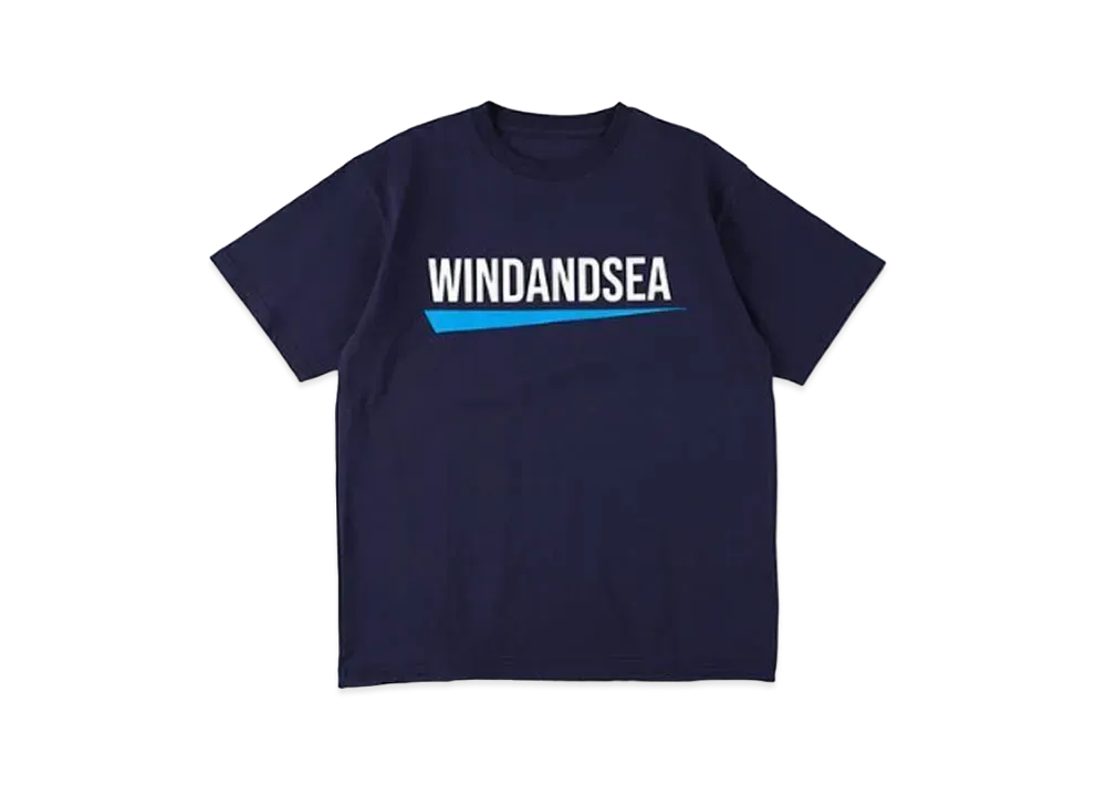 WIND AND SEA Fishnet Recycle Nylon Tee "Navy"